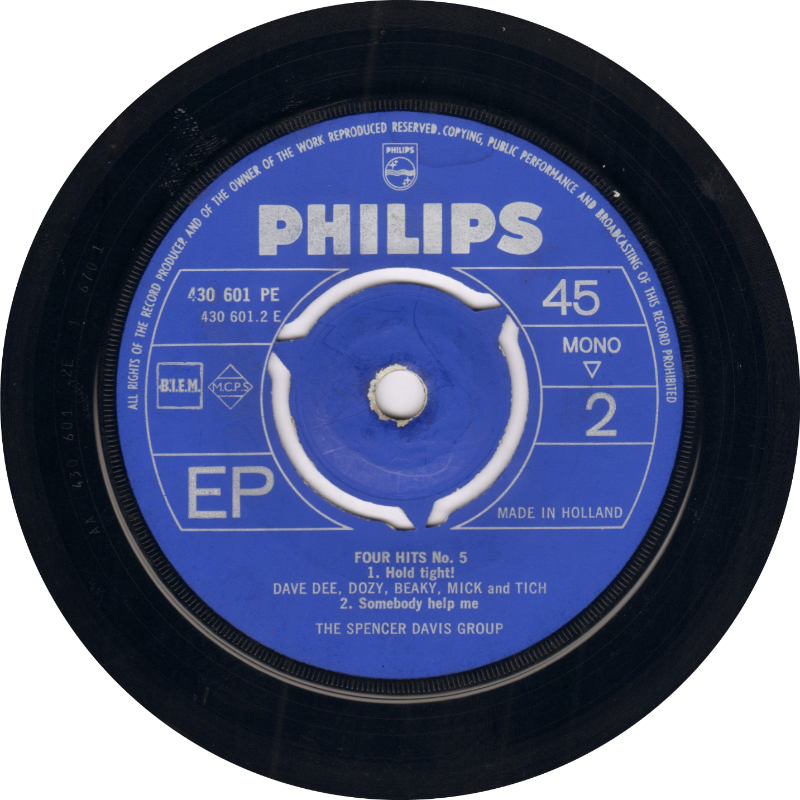 Side Bob Lind: Elusive Butterfly & Dave Dee, Dozy, Beaky, Mick and Tich: Hold Tight! of record